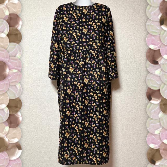 【新品/ellerie】胸元チャイナボタン付花柄ロングワンピース < ブランド  【新品/ellerie】胸元チャイナボタン付花柄ロングワンピース < ブランドの