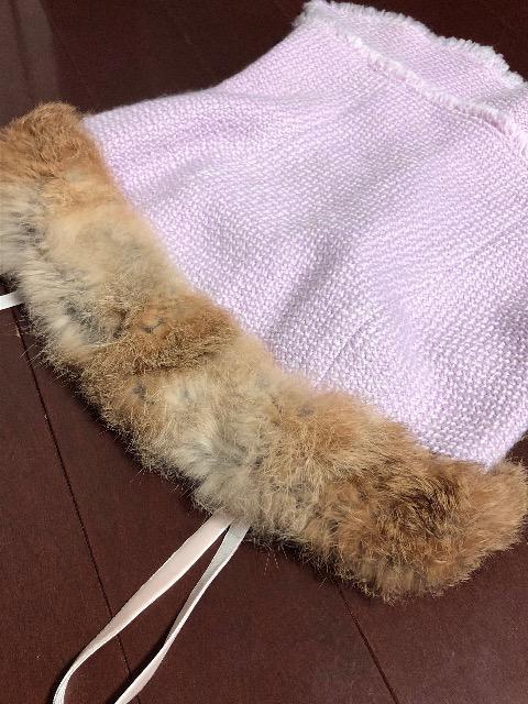 美品〈ファー付きウール混〉肩紐トップス脱着毛皮(ピンクパープル)Sサイズ < 女性ファッション  美品〈ファー付きウール混〉肩紐トップス脱着毛皮(ピンクパープル)Sサイズ < 女性ファッションの