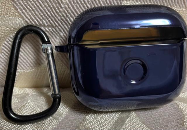 Apple AirPods 第3世代 収納ケース AirPods3 保護カバー コンパチブル メッキ TPU耐衝撃 軽量 ネイビー < 男性アクセサリー/時計  Apple AirPods 第3世代 収納ケース AirPods3 保護カバー コンパチブル メッキ TPU耐衝撃 軽量 ネイビー < 男性アクセサリー/時計の