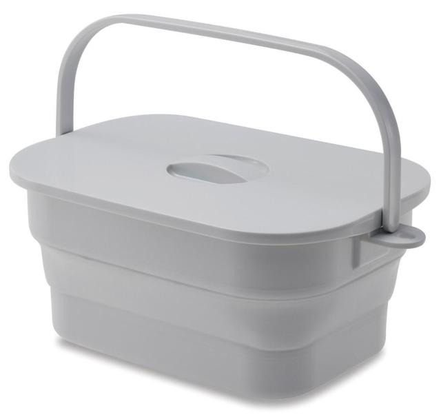 ISETO (伊勢藤) 折りたためる つけ置き洗いバケツ I-617 グレー 洗濯板 折りたたみバスケット 折りたたみバケツ < インテリア/ライフ ISETO (伊勢藤) 折りたためる つけ置き洗いバケツ I-617 グレー 洗濯板 折りたたみバスケット 折りたたみバケツ < インテリア/ライフの