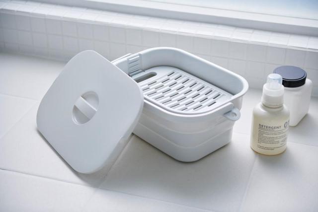 ISETO (伊勢藤) 折りたためる つけ置き洗いバケツ I-617 グレー 洗濯板 折りたたみバスケット 折りたたみバケツ < インテリア/ライフ ISETO (伊勢藤) 折りたためる つけ置き洗いバケツ I-617 グレー 洗濯板 折りたたみバスケット 折りたたみバケツ < インテリア/ライフの