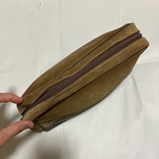 【LOEWE / ロエベ】 アナグラム クラッチバッグ / スウェード レザー / セカンドバッグ < ブランド 【LOEWE / ロエベ】 アナグラム クラッチバッグ / スウェード レザー / セカンドバッグ < ブランドの