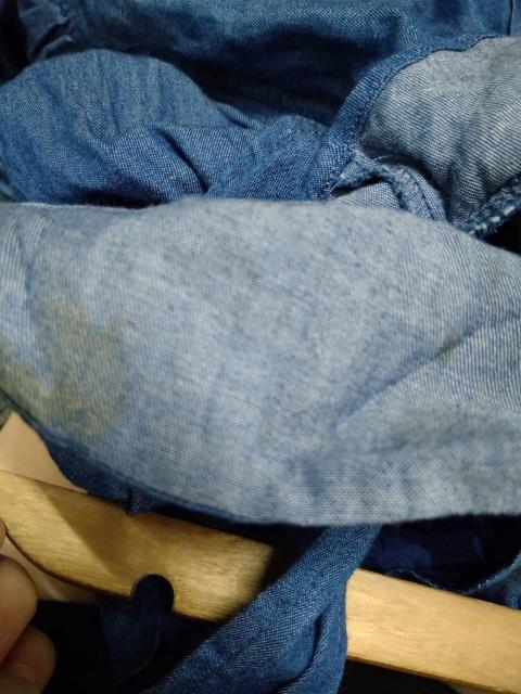 LIZ LISA☆ダンガリー肩あき半袖パフスリワンピ < ブランド LIZ LISA☆ダンガリー肩あき半袖パフスリワンピ < ブランドの