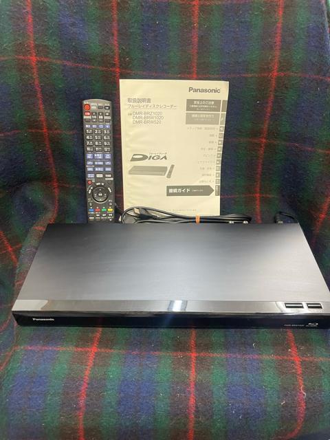 パナソニック 1TB 2チューナー ブルーレイレコーダー DIGA DMR-BRW1020 Panasonic リモコン < 家電/AV パナソニック 1TB 2チューナー ブルーレイレコーダー DIGA DMR-BRW1020 Panasonic リモコン < 家電/AVの