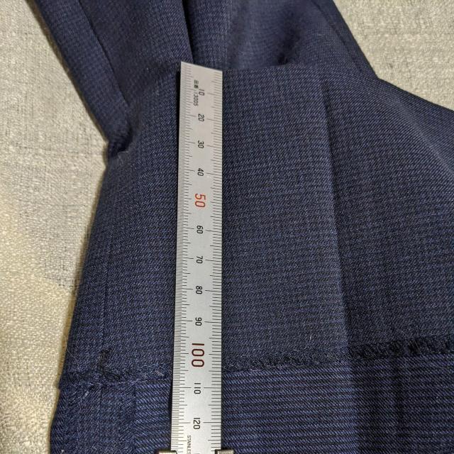 green label relaxing チェック スリム スラックス ウール パンツ ネイビー テーパード < ブランド green label relaxing チェック スリム スラックス ウール パンツ ネイビー テーパード < ブランドの