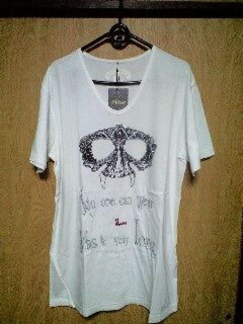 新品ROENロエン スカルマスク装飾カットソー 44 < ブランド  新品ROENロエン スカルマスク装飾カットソー 44  < ブランドの