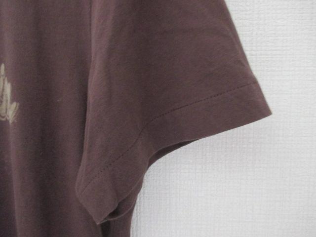 ☆ARMANI JEANS アルマーニ ジーンズ プリント Tシャツ/メンズ/M/ブラウン < ブランド ☆ARMANI JEANS アルマーニ ジーンズ プリント Tシャツ/メンズ/M/ブラウン < ブランドの