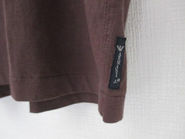 ☆ARMANI JEANS アルマーニ ジーンズ プリント Tシャツ/メンズ/M/ブラウン < ブランド ☆ARMANI JEANS アルマーニ ジーンズ プリント Tシャツ/メンズ/M/ブラウン < ブランドの