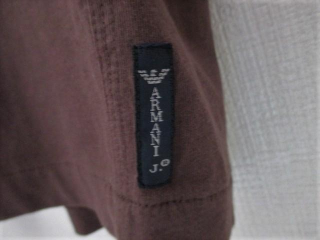 ☆ARMANI JEANS アルマーニ ジーンズ プリント Tシャツ/メンズ/M/ブラウン < ブランド ☆ARMANI JEANS アルマーニ ジーンズ プリント Tシャツ/メンズ/M/ブラウン < ブランドの