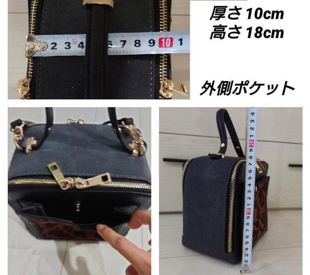 TOVレザースクエアフォルムバッグ 2way 定価16,000 < 女性ファッション  TOVレザースクエアフォルムバッグ 2way 定価16,000 < 女性ファッションの