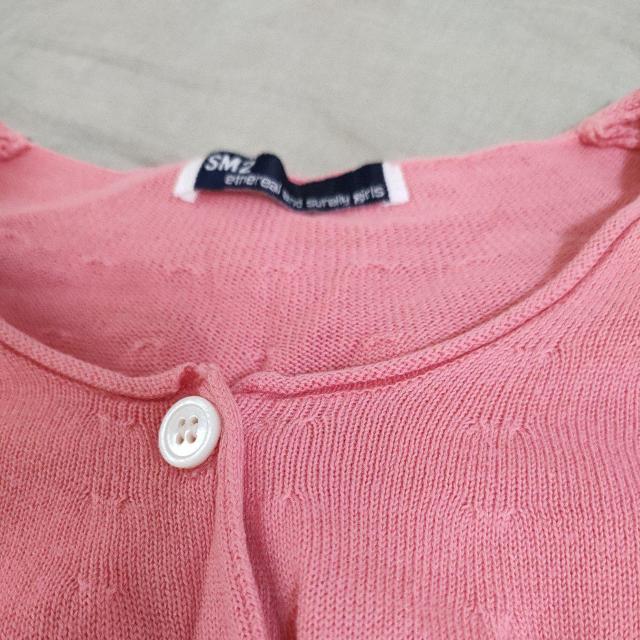 美品☆SM2 ピンク 七分袖 カーディガン < ブランド  美品☆SM2 ピンク 七分袖 カーディガン < ブランドの