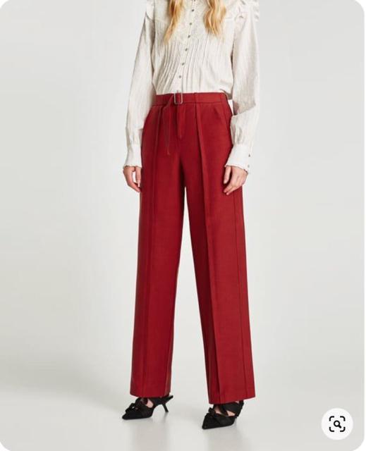 ZARA ベルト付き パンツ ザラ サイズXS < ブランド ZARA ベルト付き パンツ ザラ サイズXS < ブランドの