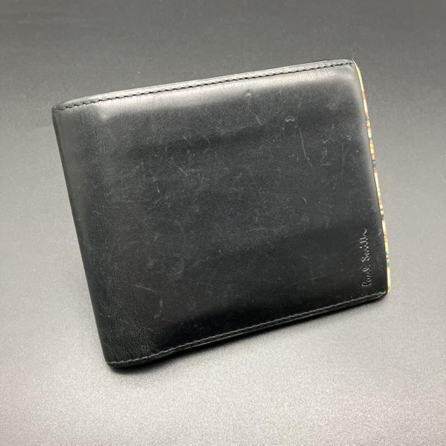 即決 Paul Smith ポールスミス 二つ折り財布 ブラック < ブランド  即決 Paul Smith ポールスミス 二つ折り財布 ブラック  < ブランドの