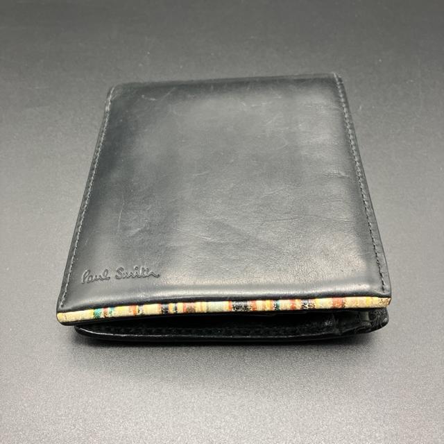 即決 Paul Smith ポールスミス 二つ折り財布 ブラック < ブランド  即決 Paul Smith ポールスミス 二つ折り財布 ブラック < ブランドの