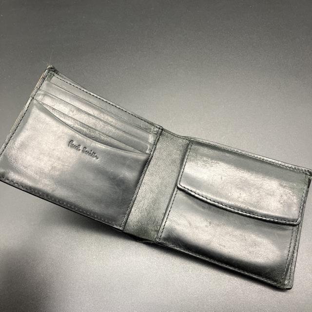 即決 Paul Smith ポールスミス 二つ折り財布 ブラック < ブランド  即決 Paul Smith ポールスミス 二つ折り財布 ブラック < ブランドの
