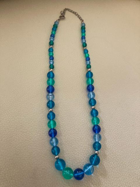 1583.グリーン系ビーズネックレス < 女性アクセサリー/時計  1583.グリーン系ビーズネックレス  < 女性アクセサリー/時計の