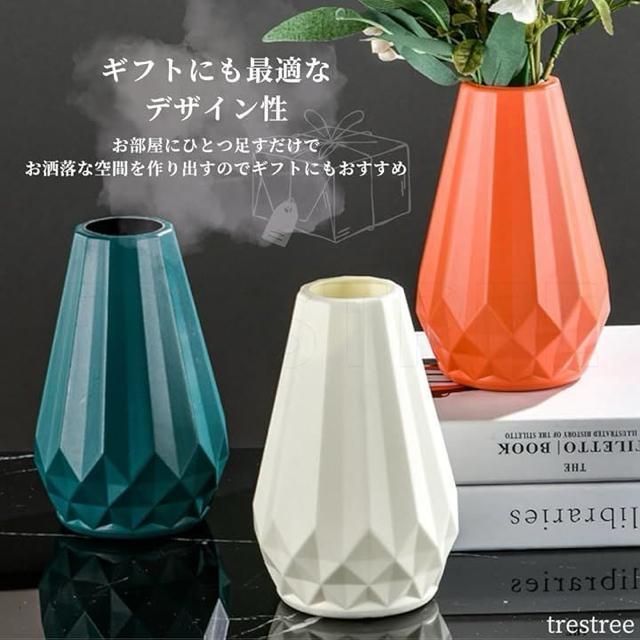 割れにくく安心【新品未使用】北欧風 フラワーベース 花瓶●ホワイト 白●インテリア 造花 花 モノトーン < インテリア/ライフ  割れにくく安心【新品未使用】北欧風 フラワーベース 花瓶●ホワイト 白●インテリア 造花 花 モノトーン < インテリア/ライフの