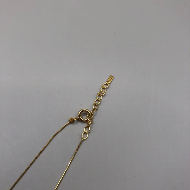 即決 S925 シルバー ゴールドカラー ネックレス < 女性アクセサリー/時計  即決 S925 シルバー ゴールドカラー ネックレス < 女性アクセサリー/時計の