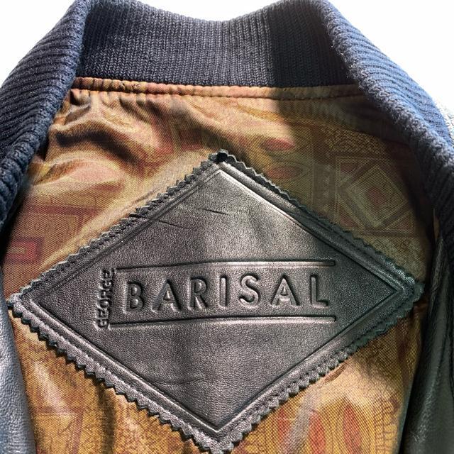 BARISAL 羊革 XLサイズ シングルライダース A-2 フライトジャケット 革ジャン レザー レザージャケット 本革 < 男性ファッション BARISAL 羊革 XLサイズ シングルライダース A-2 フライトジャケット 革ジャン レザー レザージャケット 本革 < 男性ファッションの