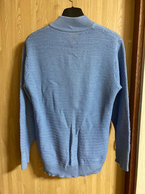 2050.ゆったりニットトップス☆ブルー系/水色☆サイズL程度 < 女性ファッション 2050.ゆったりニットトップス☆ブルー系/水色☆サイズL程度 < 女性ファッションの