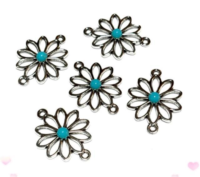 2264 銀色花型スペーサー 5個入り ダブルカン 金属チャーム アクセサリーパーツ ジョイント < ペット/手芸/園芸 2264 銀色花型スペーサー 5個入り ダブルカン 金属チャーム アクセサリーパーツ ジョイント < ペット/手芸/園芸の