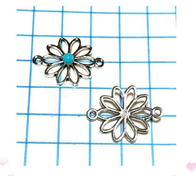 2264 銀色花型スペーサー 5個入り ダブルカン 金属チャーム アクセサリーパーツ ジョイント < ペット/手芸/園芸 2264 銀色花型スペーサー 5個入り ダブルカン 金属チャーム アクセサリーパーツ ジョイント < ペット/手芸/園芸の