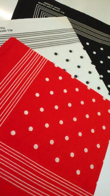 新品バンダナ◆水玉ドット柄◆B色セット◆バラ売り不可◆ < 女性ファッション 新品バンダナ◆水玉ドット柄◆B色セット◆バラ売り不可◆ < 女性ファッションの