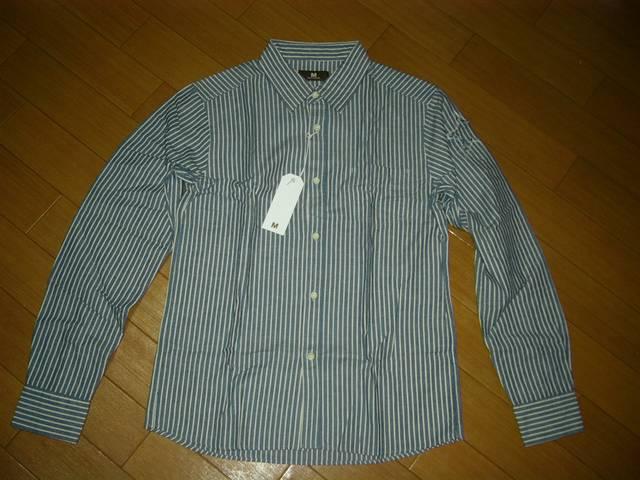 新品エムMストライプシャツL長袖☆星TMT < ブランド 新品エムMストライプシャツL長袖☆星TMT < ブランドの