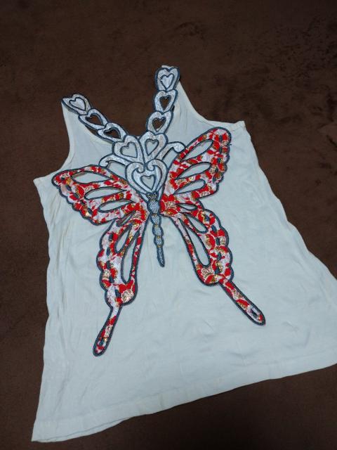 豪華背中蝶々刺繍タンクトップ1部のみ訳あり格安 < 女性ファッション  豪華背中蝶々刺繍タンクトップ1部のみ訳あり格安  < 女性ファッションの