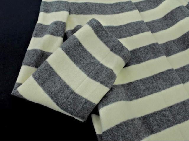 美品☆IENA(イエナ)ボーダー柄ノーカラーウールロングコート☆ < ブランド 美品☆IENA(イエナ)ボーダー柄ノーカラーウールロングコート☆ < ブランドの
