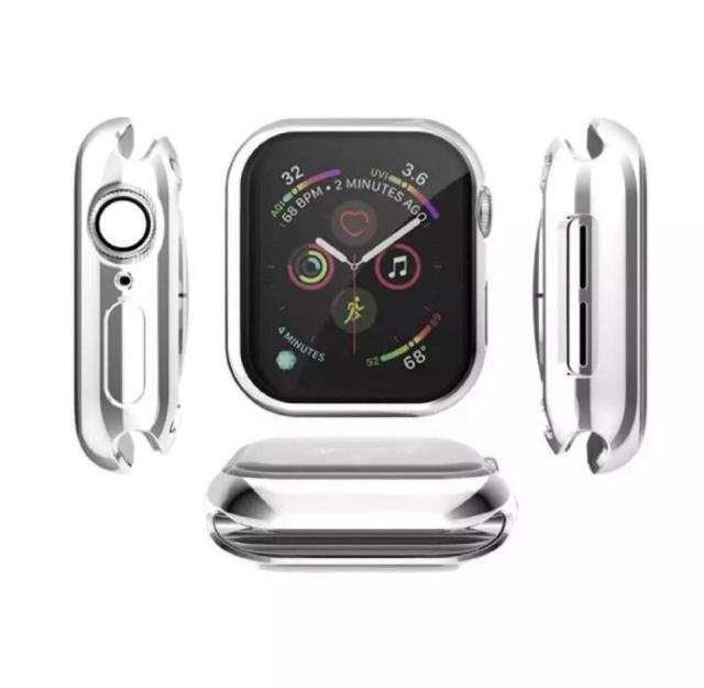 アップル Apple Watch Series 7- 41mm ソフトカバー 画面・側面・全周保護 シルバーメッキタイプ < 家電/AV  アップル Apple Watch Series 7- 41mm ソフトカバー 画面・側面・全周保護 シルバーメッキタイプ < 家電/AVの