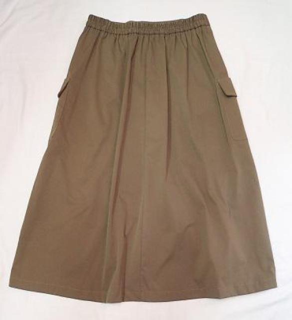 ■GU ジーユー/サロペンダースカート ロング丈/カーキ/大きいサイズXL < 女性ファッション ■GU ジーユー/サロペンダースカート ロング丈/カーキ/大きいサイズXL < 女性ファッションの