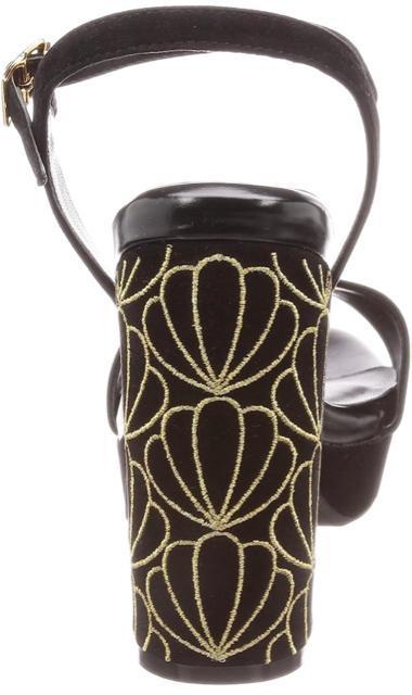 リリーブラウン シェル刺繍サンダル < ブランド  リリーブラウン シェル刺繍サンダル < ブランドの