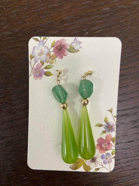 ハンドメイド ドイツ製アクリルを使用したピアス 3点セット < 女性ファッション  ハンドメイド ドイツ製アクリルを使用したピアス 3点セット < 女性ファッションの