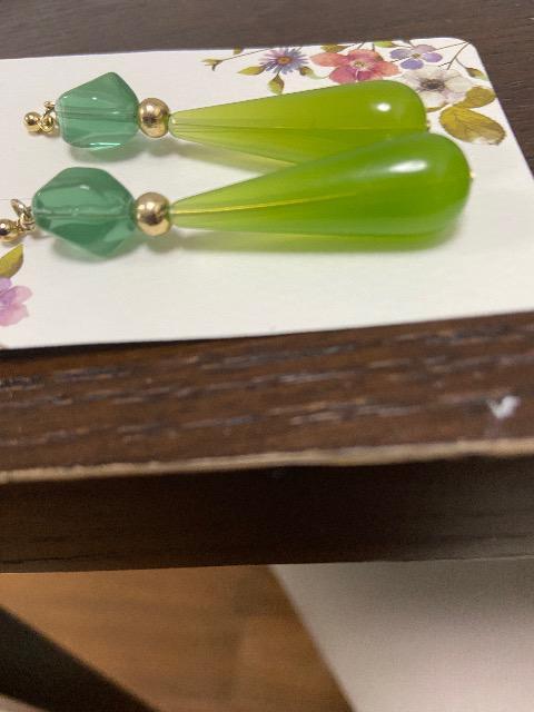ハンドメイド ドイツ製アクリルを使用したピアス 3点セット < 女性ファッション  ハンドメイド ドイツ製アクリルを使用したピアス 3点セット < 女性ファッションの