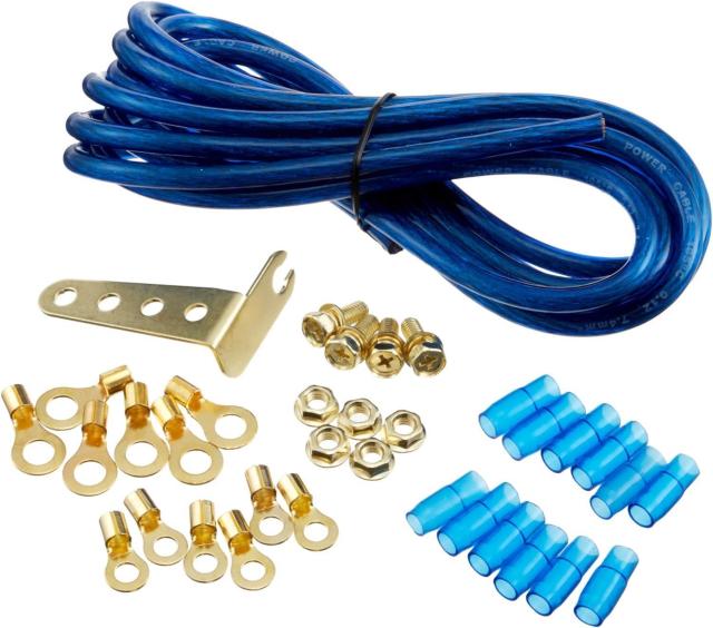 4メートルのロングアース線で自由な長さにカットOK汎用アースキット4mアーシングキット車の潜在能力を高めるアースキットブルーアース < 自動車/バイク 4メートルのロングアース線で自由な長さにカットOK汎用アースキット4mアーシングキット車の潜在能力を高めるアースキットブルーアース < 自動車/バイク