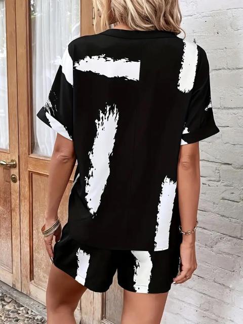 超お買い得1490円★女性用Vネックバットウィングスリーブトップとウエストレースショーツセット USAサイズM(日本サイズXL) < 女性ファッション  超お買い得1490円★女性用Vネックバットウィングスリーブトップとウエストレースショーツセット USAサイズM(日本サイズXL) < 女性ファッションの