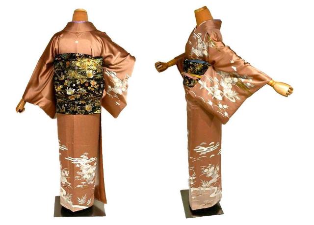 訪問着 中古 着物 送料無料 身丈160.5cm 裄丈66cm 最高級 新品同様 金彩 シシュウ 花柄 1つ紋 正絹 T3595 < 女性ファッション 訪問着 中古 着物 送料無料 身丈160.5cm 裄丈66cm 最高級 新品同様 金彩 シシュウ 花柄 1つ紋 正絹 T3595 < 女性ファッションの