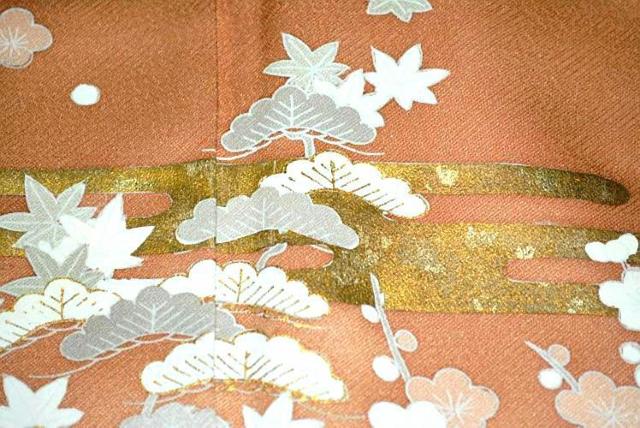 訪問着 中古 着物 送料無料 身丈160.5cm 裄丈66cm 最高級 新品同様 金彩 シシュウ 花柄 1つ紋 正絹 T3595 < 女性ファッション 訪問着 中古 着物 送料無料 身丈160.5cm 裄丈66cm 最高級 新品同様 金彩 シシュウ 花柄 1つ紋 正絹 T3595 < 女性ファッションの