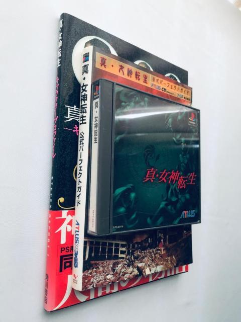 真・女神転生 公式パーフェクトガイド キャラクタープロファイル 帯 カード ハガキ PS1 攻略本 Megami Tensei < ゲーム本体/ソフト 真・女神転生 公式パーフェクトガイド キャラクタープロファイル 帯 カード ハガキ PS1 攻略本 Megami Tensei < ゲーム本体/ソフトの