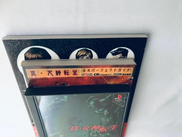 真・女神転生 公式パーフェクトガイド キャラクタープロファイル 帯 カード ハガキ PS1 攻略本 Megami Tensei < ゲーム本体/ソフト 真・女神転生 公式パーフェクトガイド キャラクタープロファイル 帯 カード ハガキ PS1 攻略本 Megami Tensei < ゲーム本体/ソフトの