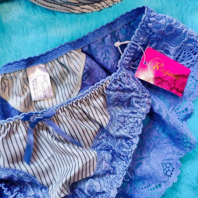 レースがエロ可愛ッ。。。H85×L。。ストライプ柄小悪魔ブラジャー&ショーツセット。大きいサイズグラマー希少サイズ。。。 < 女性ファッション  レースがエロ可愛ッ。。。H85×L。。ストライプ柄小悪魔ブラジャー&ショーツセット。大きいサイズグラマー希少サイズ。。。 < 女性ファッションの