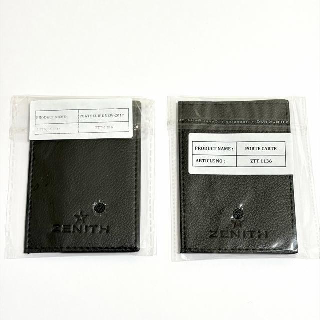 【未使用】ZENITH ブラック レザー カード入れ 2点セット < ブランド 【未使用】ZENITH ブラック レザー カード入れ 2点セット < ブランドの