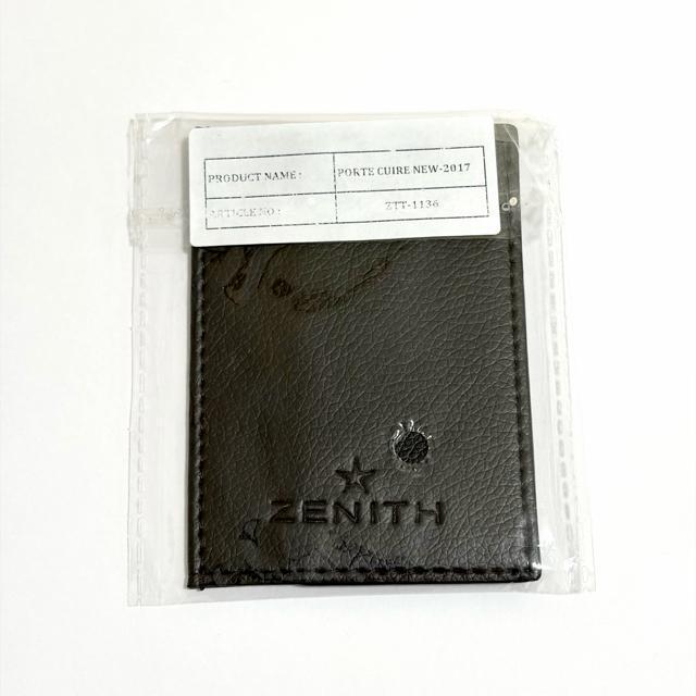 【未使用】ZENITH ブラック レザー カード入れ 2点セット < ブランド 【未使用】ZENITH ブラック レザー カード入れ 2点セット < ブランドの