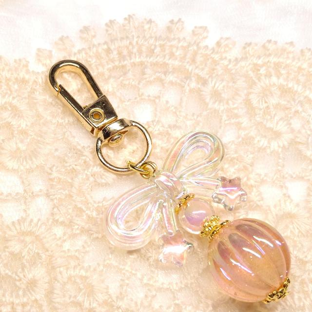 ハンドメイド☆キーホルダー☆クリアオレンジ < 女性ファッション ハンドメイド☆キーホルダー☆クリアオレンジ < 女性ファッションの
