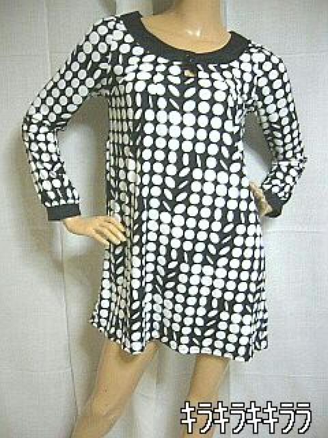 《New》レトロガーリー★ドット柄*チュニックワンピ < 女性ファッション 《New》レトロガーリー★ドット柄*チュニックワンピ < 女性ファッションの