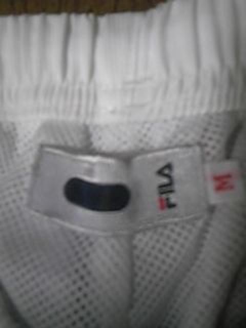 超美品 FILA ナイロン ハーフパンツ 白 M < ブランド  超美品 FILA ナイロン ハーフパンツ 白 M < ブランドの