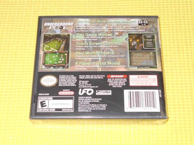 DS★UNDERGROUND POOL < ゲーム本体/ソフト  DS★UNDERGROUND POOL < ゲーム本体/ソフトの