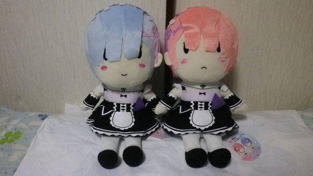 Re:ゼロから始める異世界生活 ぬいぐるみXL ラム&レムセット < アニメ/コミック/キャラクター  Re:ゼロから始める異世界生活 ぬいぐるみXL ラム&レムセット  < アニメ/コミック/キャラクターの