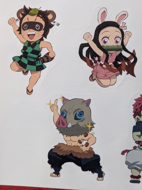 鬼滅☆無限列車編みにきゃら集合シール☆煉獄☆ねずこ☆ < アニメ/コミック/キャラクター  鬼滅☆無限列車編みにきゃら集合シール☆煉獄☆ねずこ☆ < アニメ/コミック/キャラクターの